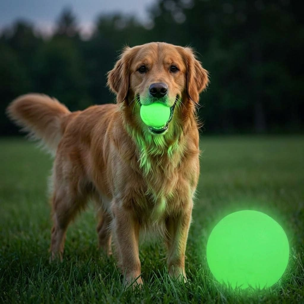 GlowFetch Dog Ball